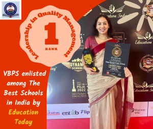 Education Today Ranking- VBPS ranked 1 in the category Leadership in quality management 